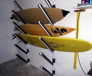 Homemade Surfboard Rack | Read this stuff. It's good for you.